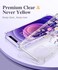 GVIEWIN for iPhone 12iPhone 12 Pro Case Floral with Screen ProtectorCamera Lens ProtectorNon Yellowing Soft Shockproof Clear Phone Protective Cover for Women Flower Pattern 61Floratopia