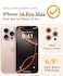 GVIEWIN for iPhone 16 Pro Max Case Floral with Screen ProtectorCamera Lens ProtectorNon Yellowing Slim Shockproof Clear Phone Protective Cover for WomenFlower Pattern Design 69Twinkle Clear