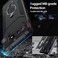 HikerClub Case for ROG Phone 7 and ROG 7 Pro 2023 with Stand Compatible with Air Trigger Built in Camera Protectors and Dust Plugs Invisible Kickstand Shockproof Phone Cover