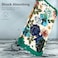 Hocase for Galaxy A15 5G Case Heavy Duty Shockproof Protection Soft Silicone Rubber BumperHard Plastic Hybrid Protective Case for Samsung Galaxy A15 5G 65 2024 Teal Flowers