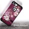 Hocase for iPhone 8 Plus Case iPhone 7 Plus Case Heavy Duty Shockproof Protection Hard PlasticSilicone Rubber Hybrid Protective Case for iPhone 7 PlusiPhone 8 Plus Royal Purple Flowers