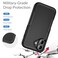 Hsefo Designed for iPhone 16 Plus Case Black Heavy Duty Protection Shockproof AntiScratch Cover Phone Case for iPhone 16 Plus 67 inch