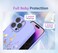 HTXWXJC Phone Case for Nothing Phone 2 Case Nothing 2 A065 Case Shockproof Flexible Bumper TPU Soft Case Flower Pattern Phone Cover for Nothing Phone 2 Purple Flower