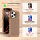 H HUALELE Hualele for iPhone 16 Pro Max Case Cute for Women Compatible with MagSafe Military Grade Dropproof Translucent Matte Back Curly Wave Edge Slim Girly Phone Case 16 Pro Max Case Brown