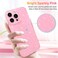 Hython Case for iPhone 16 Pro Case Glitter Cute Sparkly Shiny Bling Sparkle Phone Cases 63 Thin Slim Fit Soft TPU Bumper Shockproof Rubber Protective Cover for Women Girls Girly Bright Pink