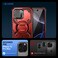 i-Blason iBlason Armorbox for iPhone 16 Pro Max Case MagSafe with Stand 360 FullBody with Builtin Screen Protector Camera Control Camera Cover Kickstand Heavy Duty Protection Shockproof Case Red