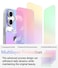 I-MGAE-IN-AR IMGAEINAR Compact Case for iPhone 16 Plus Holographic Cloud DesignCute Trendy Soft Slim TPU Shockproof Protective Phone Cases Cover for Women Girls Aesthetic Glitter