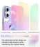 I-MGAE-IN-AR IMGAEINAR Compact Case for iPhone 16 Plus Holographic Cloud DesignCute Trendy Soft Slim TPU Shockproof Protective Phone Cases Cover for Women Girls Aesthetic Glitter