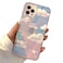 I-MGAE-IN-AR IMGAEINAR Compact Case for iPhone 16 Pro Max Holographic Cloud DesignCute Trendy Soft Slim TPU Shockproof Protective Phone Cases Cover for Women Girls Aesthetic Glitter