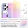 I-MGAE-IN-AR IMGAEINAR Compact Case for iPhone 16 Pro Max Holographic Cloud DesignCute Trendy Soft Slim TPU Shockproof Protective Phone Cases Cover for Women Girls Aesthetic Glitter