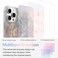 I-MGAE-IN-AR IMGAEINAR Phone Hard Case 61 inch Compatible with iPhone 13 Pro Case 2021 Release Slim Holographic Fade Star Women Girls Hard PC Shockproof Protective Design