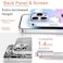I-MGAE-IN-AR IMGAEINAR Phone Hard Case 67 inch Compatible with iPhone 15 Pro Max Case 2023 Release Slim Cystal Clear Holographic White Cloud Women Girls Hard PC Shockproof Protective Design