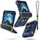 Janmitta Case for Moto Razr 202420252026Razr Plus 202420252026 with LanyardHinge ProtectionFinger Ring Holder KickstandDualLayer Full Body Protective Shockproof Phone CoverBlue