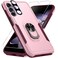 Janmitta Compatible with Samsung Galaxy A16 5G Case with Screen ProtectorCamera Lens ProtectorHeavy Duty Full Body Phone Cover Built in Ring Holder Kickstand2025 Cute Pink