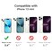 JETech 5 in 1 Case for iPhone 13 Mini 54Inch with 2Pack Screen Protector and Camera Lens Protector NonYellowing Shockproof Bumper Phone Cover Full Coverage Tempered Glass Film Clear