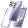 JETech 5 in 1 Case for Samsung Galaxy S24 5G with 2Pack Each Tempered Glass Screen Protector and Camera Lens Protector NonYellowing Shockproof Bumper Phone Cover Cobalt Violet