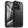 JETech Case for iPhone 15 Pro Max 67Inch Heavy Duty DualLayer Rugged Protection Shockproof Protective Tough Phone Cover with Matte Back Black