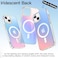 JETech Iridescent Case for iPhone 14 61Inch Compatible with MagSafe Cute Unique and Aesthetic Design Colorful Fluorescent Translucent Back Shockproof Phone Cover Iridescent