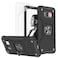 Jeylly Galaxy S8 Case S8 Case Hybrid Shockproof Heavy Duty Case with Magnetic Car Mount Kickstand and HD Screen Protector 2 Pack Full Body Protective Case for Samsung S8 Black