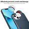 Jiunai Compatible with iPhone 13 Mini Case Credit Card IDs Holder Wallet Back Pocket Slide Cover Card Slot Dual Layer Bumper Shell Rubber Cover Phone Case Designed for iPhone 13 Mini 54 2021 Navy