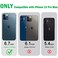 JJGoo Compatible with iPhone 12 Pro Max Case Clear Transparent Soft Shockproof Protective Slim Thin Bumper Cover Phone Case Pink