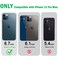 JJGoo Compatible with iPhone 12 Pro Max Case Clear Transparent Soft Shockproof Protective Slim Thin Bumper Cover Phone Case Pink