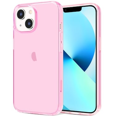 JJGoo Compatible with iPhone 13 mini Case Soft Transparent Shockproof Protective Slim Thin Bumper Phone Cover for iPhone 13 mini 54 inch Translucent Pink