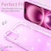 JJGoo Compatible with iPhone 16 Plus Case Clear Glitter Sparkle Soft TPU Transparent Shockproof Women Girls Slim Bling Sparkly Bumper Cover Phone Case for iPhone 16 Plus 67Inch