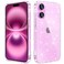 JJGoo Compatible with iPhone 16 Plus Case Clear Glitter Sparkle Soft TPU Transparent Shockproof Women Girls Slim Bling Sparkly Bumper Cover Phone Case for iPhone 16 Plus 67Inch
