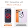 JJGoo Compatible with iPhone 17 Pro Case Clear Glitter Sparkle Soft TPU Transparent Shockproof Women Girls Slim Bling Sparkly Bumper Cover Phone Cases for iPhone 17 Pro