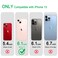 JJGoo for iPhone 13 Case Clear Transparent Soft Shockproof Protective Slim Thin Phone Bumper Phone Cases for iPhone 13