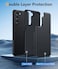 JXVM for Galaxy S21 FE 5G Case S21 FE Phone Case Samsung Dual Layer Protective Heavy Duty Cover Shockproof Rugged with Non Slip Textured Back Military Protection Bumper Tough 64inch Black