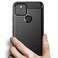 KEEPCA for Google Pixel 5 Slim caseThin Soft Skin Silicone Flexible TPU Rubber Gel AntiScratch Shockproof Carbon Fiber Protective Cases Cover for Google Pixel 5Brushed Black