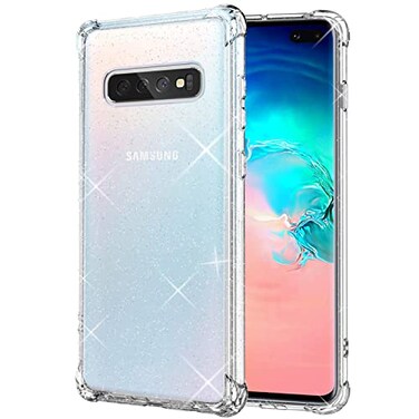 KIOMY Clear Case for Samsung Galaxy S10 S10 Plus Airbag Corners Shockproof Bumper Protective Phone Cover Flexible TPU