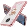 KuDiNi Nokia G20 G10 Case Glitter Crystal Soft TPU Bling Cute Butterfly Heart Floral Clear Protective Cover with Ring KickstandStrap Rose Gold