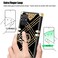 KuDiNi Samsung Galaxy A71 5G Case for Women Shockproof TPU Retro Elegant Classic Luxury Edge Full Protection with Kickstand Black Flower