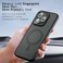 Kukoufey Compatible with Honor 400 Lite Case CoverCompatible with MagSafeCompatible with Honor 400 Lite ABRNX1 ABRN31C1 Builtin Magnetic AntiShock Cell Phone Case Black