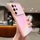 LCHULLE for Samsung Galaxy S25 Ultra Case for Women Girls Cute Wave Frame Curly Shape with Love Heart Camera Protection Luxury Plating Shockproof Case for Galaxy S25 Ultra 5G Colorful Light Purple