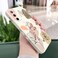 LEECG for Samsung Galaxy S20 FE Case Flower Pattern Soft Silicone Microfiber Lining Side Creative Design for Samsung S20 FE Phone Cover Morandi Rice White