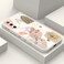 LEECG for Samsung Galaxy S20 FE Case Flower Pattern Soft Silicone Microfiber Lining Side Creative Design for Samsung S20 FE Phone Cover Morandi Rice White