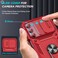 LeYi Compatible for Samsung Galaxy A155G Case Screen Protector Galaxy A15 5G with A15 5G Telephone Case Capinha Celular Stand Cell Forro Protection de Galaxy A15 5G Phone Case Cute Red