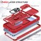 LeYi Compatible for Samsung Galaxy A155G Case Screen Protector Galaxy A15 5G with A15 5G Telephone Case Capinha Celular Stand Cell Forro Protection de Galaxy A15 5G Phone Case Cute Red