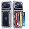 LeYi for iPhone 17ProMax Cases Wallet Clear Card Holder Cover Women i Phone 17pro Promax Funda para iPhone17 Maxcase iohone 17promax Active Style Credit Storage Pocketable Design Transparente