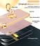 LeYi for iPhone XR Case with Tempered Glass Screen Protector 2 Pack 360 Rotatable Ring Holder Magnetic Kickstand Plating Rose Gold Edge for iPhone 10 XR Case Pink