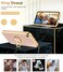 LeYi for iPhone XR Case with Tempered Glass Screen Protector 2 Pack 360 Rotatable Ring Holder Magnetic Kickstand Plating Rose Gold Edge for iPhone 10 XR Case Pink