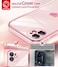 LeYi for iPhone11 Phone Case 2 Pack Screen Protector Wireless Charging Full Camera Lens Protection Love Heart Plating Women Cute Luxury Shockproof Cover funda para i Phone iohone iphone11 Pink