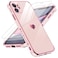 LeYi for iPhone11 Phone Case 2 Pack Screen Protector Wireless Charging Full Camera Lens Protection Love Heart Plating Women Cute Luxury Shockproof Cover funda para i Phone iohone iphone11 Pink