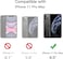 LeYi for iPhone11Pro Max Case with Tempered Glass Screen Protector 2 Pcs Full Camera Lens ProtectionLove Heart Plating Girly Women Luxury Soft TPU Shockproof Case para i Phone 11 ProMaxPink