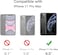 LeYi for iPhone11Pro Max Case with Tempered Glass Screen Protector 2 Pcs Full Camera Lens ProtectionLove Heart Plating Girly Women Luxury Soft TPU Shockproof Case para i Phone 11 ProMaxPink