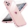 LeYi for iPhone11Pro Max Case with Tempered Glass Screen Protector 2 Pcs Full Camera Lens ProtectionLove Heart Plating Girly Women Luxury Soft TPU Shockproof Case para i Phone 11 ProMaxPink